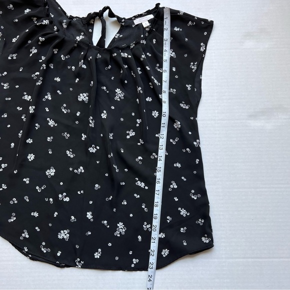 LC Lauren Conrad floral sleeveless blouse size small - Picture 8 of 9